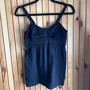 Kindred Bravely Simply Sublime Maternity & Nursing Tank Black Size Medium